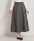 デニムライクドットスカート