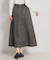 デニムライクドットスカート