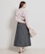 デニムライクドットスカート