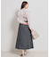 デニムライクドットスカート