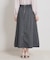 デニムライクドットスカート