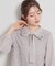 【洗える・通勤】フラワーレースブラウス