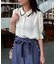 【通勤】ダブルカラー ブラウス