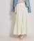綿ローンティアードスカート