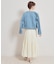 綿ローンティアードスカート