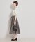 【洗える】パレットボイル 細リボン付きスカート