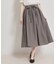 【洗える】パレットボイル 細リボン付きスカート
