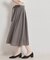 【洗える】パレットボイル 細リボン付きスカート