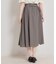 【洗える】パレットボイル 細リボン付きスカート