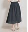 【洗える】パレットボイル 細リボン付きスカート