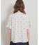 【洗える】ドットフラワー ブラウス