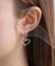 ビジューハートピアス