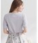 【洗える】フリル ポロ衿ニット