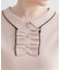 【洗える】フリル ポロ衿ニット