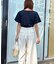 【接触冷感・UVカット・洗える】リボンプリントTシャツ