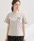 【接触冷感・UVカット・洗える】リボンプリントTシャツ