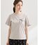 【接触冷感・UVカット・洗える】リボンプリントTシャツ