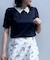 【UVカット・接触冷感・洗える】襟レース トップス