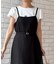 【洗える】メッシュ キャミワンピース