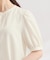 【洗える】ピンタック 裾レース ブラウス