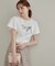 【接触冷感・UVカット・洗える】リボン ロゴTシャツ