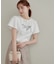【接触冷感・UVカット・洗える】リボン ロゴTシャツ