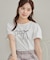 【接触冷感・UVカット・洗える】リボン ロゴTシャツ