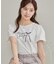 【接触冷感・UVカット・洗える】リボン ロゴTシャツ