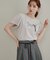 【接触冷感・UVカット・洗える】リボン ロゴTシャツ