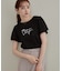 【接触冷感・UVカット・洗える】リボン ロゴTシャツ