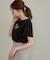 【接触冷感・UVカット・洗える】リボン ロゴTシャツ