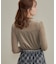【上品な透け感・洗濯機可】シアーベロアトップス