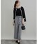 【立体編みが上品・アンサンブル可】ラメ配色 ケーブルカーディガン