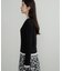 【立体編みが上品・アンサンブル可】ラメ配色 ケーブルカーディガン
