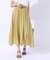 ふんわりさらさら スラブギャザースカート