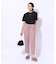 【洗える】スマートに女性らしさが光る　ランダムリブトップス