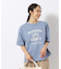 【洗える/プチプラ/綿100％】グラフィック半袖ゆるTシャツ