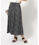 【無理せずキレイ】ロングシーズン活躍 サテンフレア ワイドスカーチョ