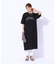 【洗える】大人のデイリーカジュアルに サイドスリットTシャツワンピース