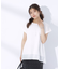 異素材切替ペプラムTシャツ