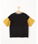 【110-140cm】異素材ミックス お袖切替Tシャツ