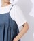 【2点セット】着回しを楽しめる ふくれジャカードキャミ＋Tシャツ