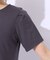【自然にウエストカバー】インせず決まる サイドチュール切替Tシャツ