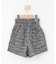 【110-140cm】カットツィードショートパンツ