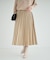 【高レビュー/洗える/セットアップ可】女性らしさ際立つ もちもちニットスカート