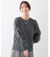 大人上品 お袖チュール刺繍 切替トップス