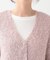 【S-LL】ふわふわ軽やかラメニットカーディガン