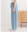 【S-LL】フリンジイージーデニムパンツ