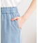 【S-LL】フリンジイージーデニムパンツ