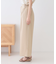 【S-LL】きれいにスタイルアップ ロープ紐使いワイドパンツ